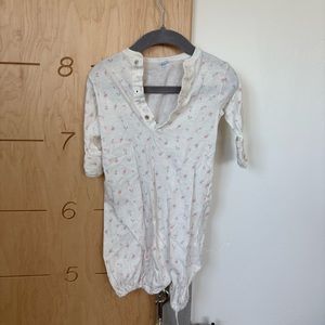 Carter's White and Pink Kids Pajama Sleep Sack